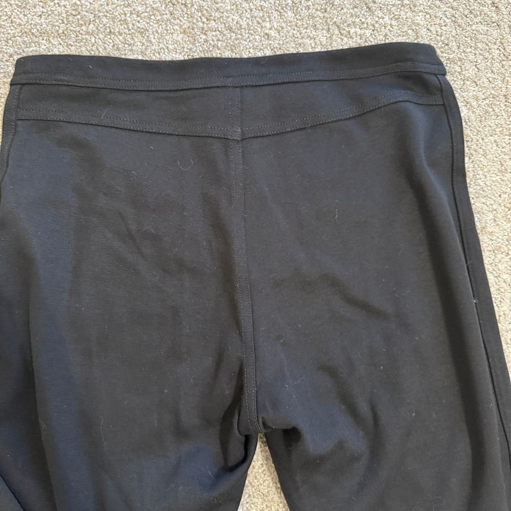 Alice + Olivia Black Ponte Legging Women's Size 4 Zip Front USA Made 90s - Picture 11 of 11